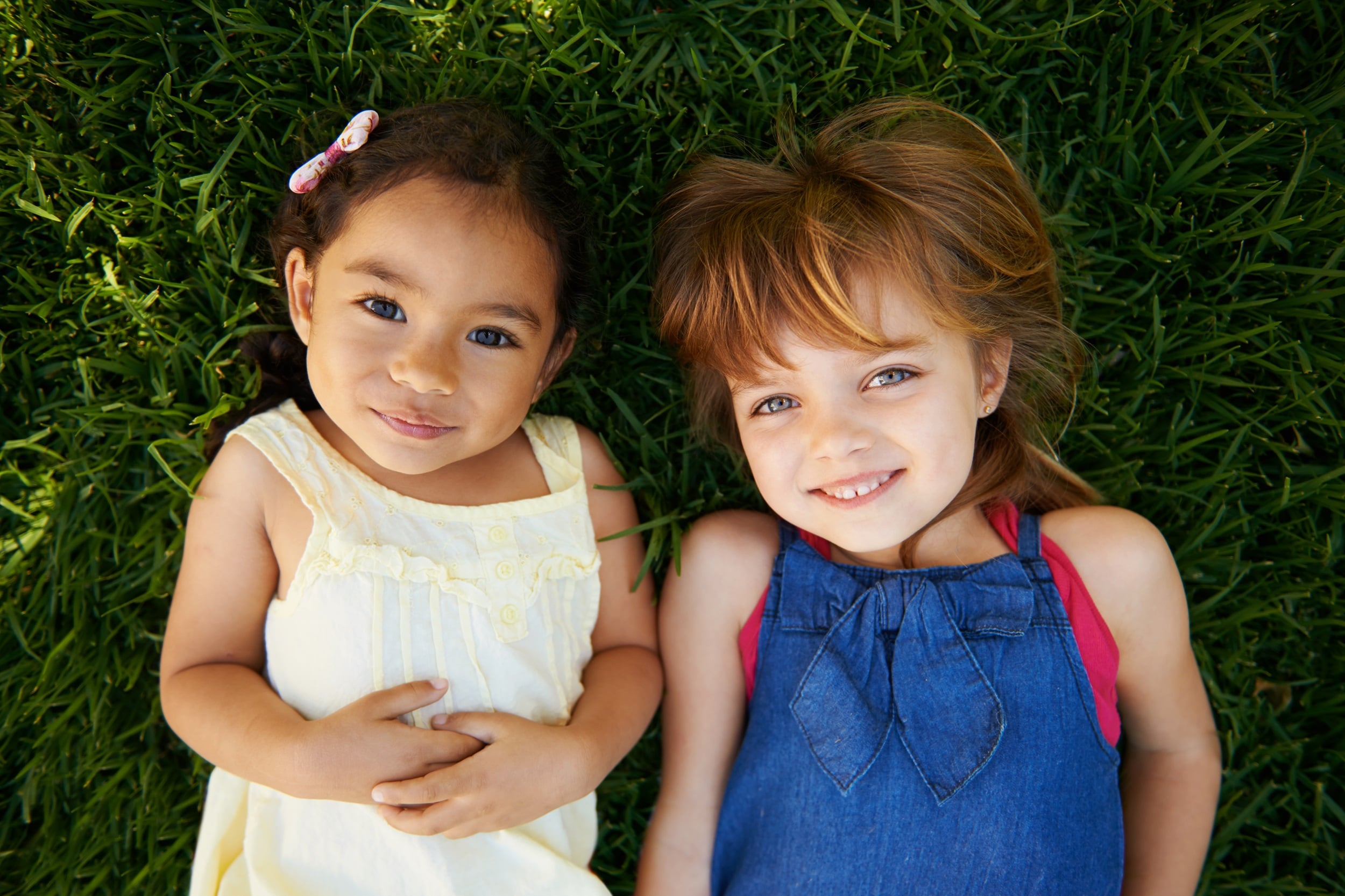 Two toddler girls.