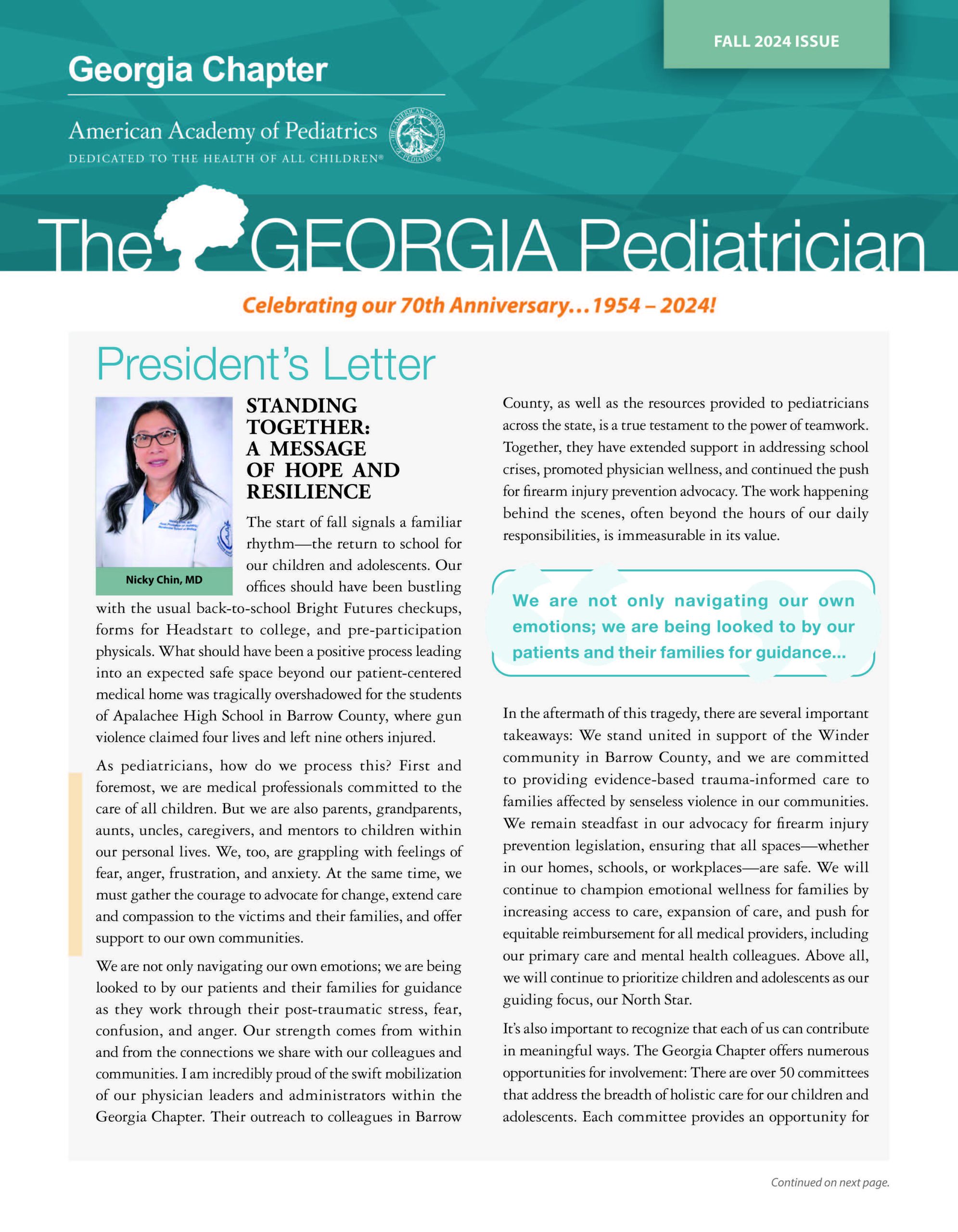 2024 Fall - The Georgia Pediatrician