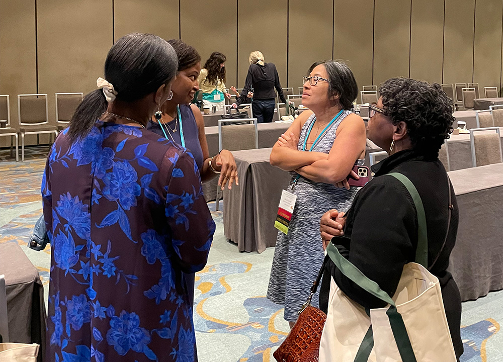 Members of the GAAAP at a conference having a discussion.