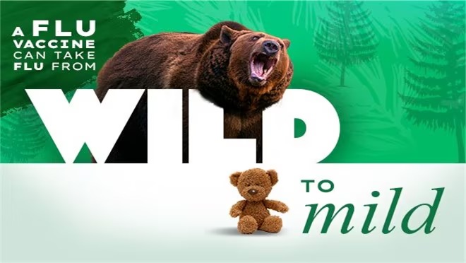 National Influenza Vacation week ad.