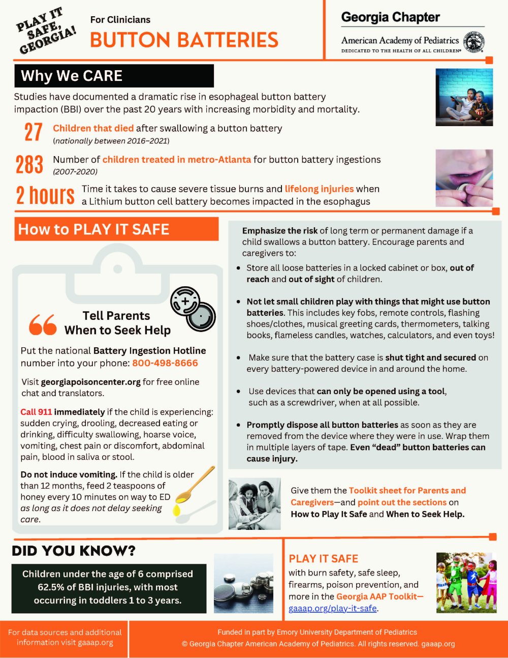 Button Battery Clinician Flyer